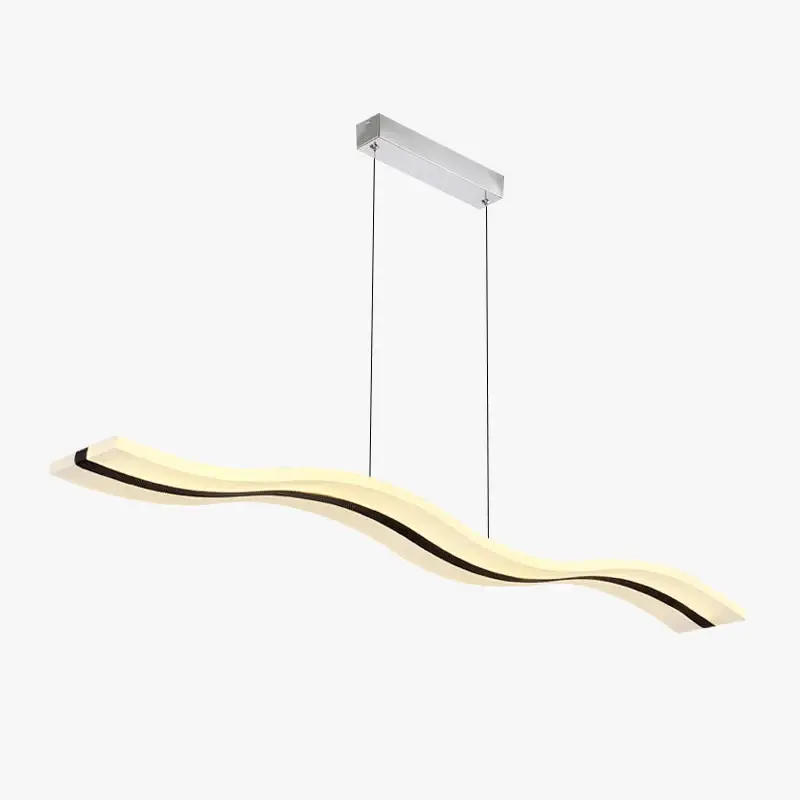 Quantité Limitée Modern acrylic wave design gzmj led pendant light