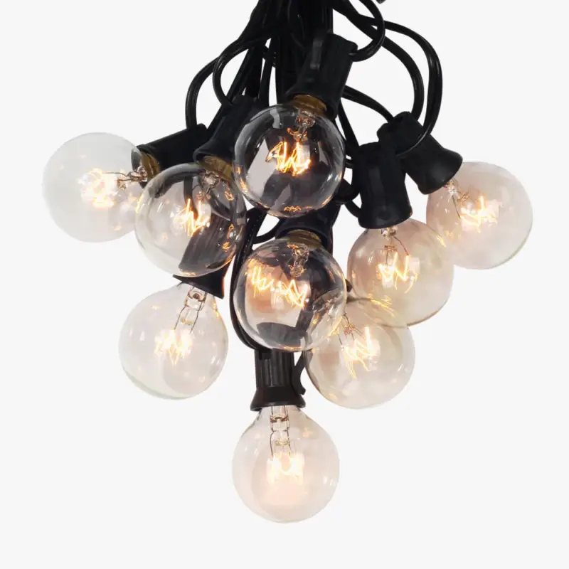 Marque G40 globe waterproof string lights for indoor and outdoor use