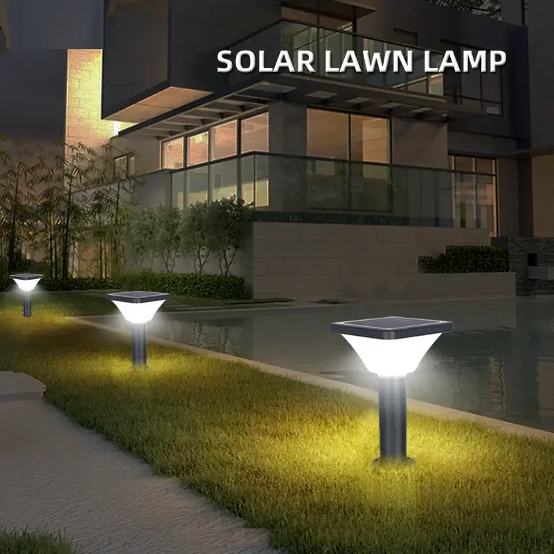 Promotion Modern solar garden lamp for economical outdoor decoration