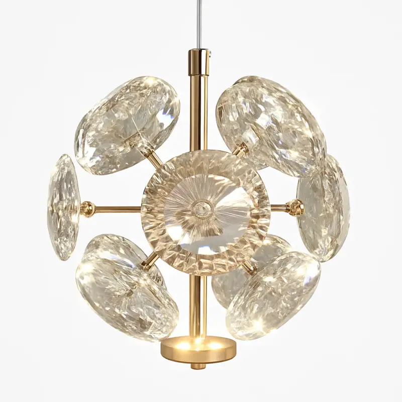 Modern and luxurious k9 crystal bedside chandelier Expédition Rapide