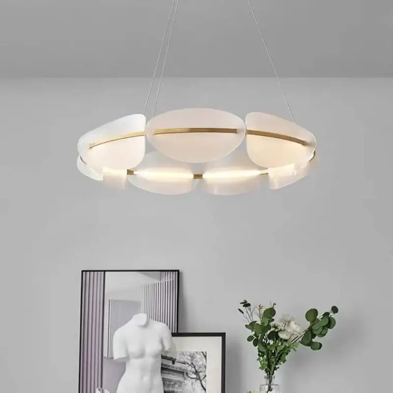 Super Prix Art deco pendant light, 3 colour temperatures, designer acrylic