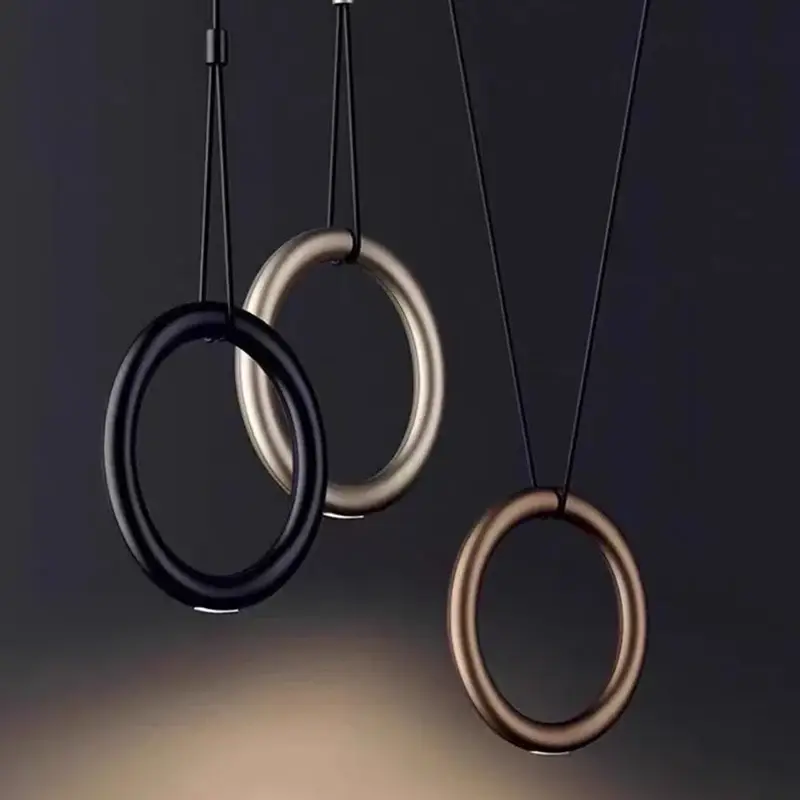 Promotion Adjustable ring pendant light 4000k art deco