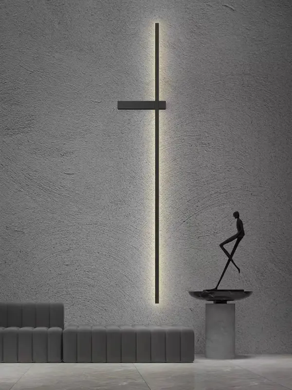 Minimalist art deco led wall light for interiors Top Vente