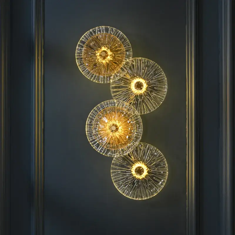 Expédition Rapide Modern crystal wall light with led for hallway