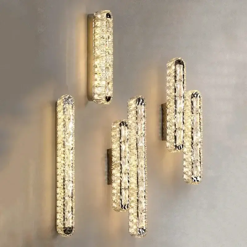 Achetez Aujourd'hui Oval crystal led wall light for indoor decoration