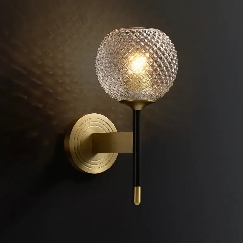 Livraison Express Nordic led wall light with indoor lampshade