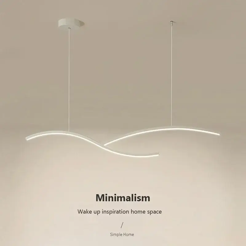 Modern hyperbolic acrylic pendant light decorative design Certifié
