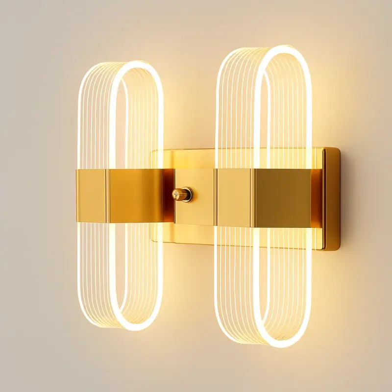 Soldes Modern elliptical led wall light for interior decoration
