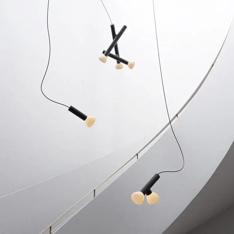 Adjustable artistic glass pendant light for decorative interiors Achat Immédiat
