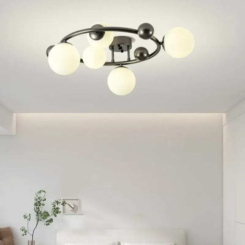 Meilleur Prix Nordic metal and decorative glass ceiling pendant for interiors
