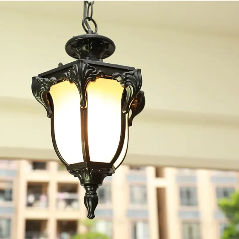 Top Vente Outdoor hanging lamp for garden and balcony, waterproof