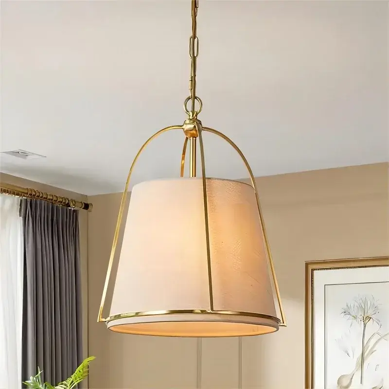 Marque Minimalist fabric chandelier for restaurant and bar