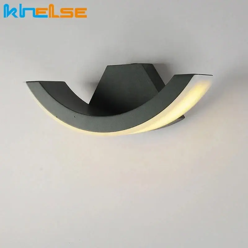 Expédition Rapide 12w/18w outdoor garden led wall lamp balcony aisle engineering vill...