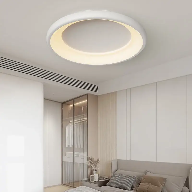 Expédié Aujourd'hui Modern round ceiling light with decorative outer ring