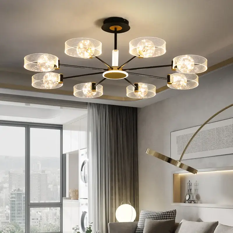 Soldes Modern and elegant led chandelier for interiors