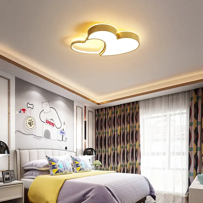 Modern creative led ceiling light for children's rooms Nouveauté
