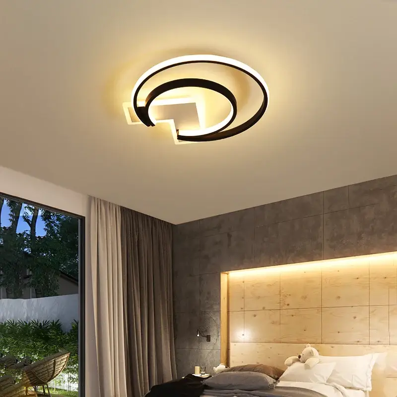 Jusqu'à Épuisement Des Stocks Round led ceiling light with remote control for modern interiors