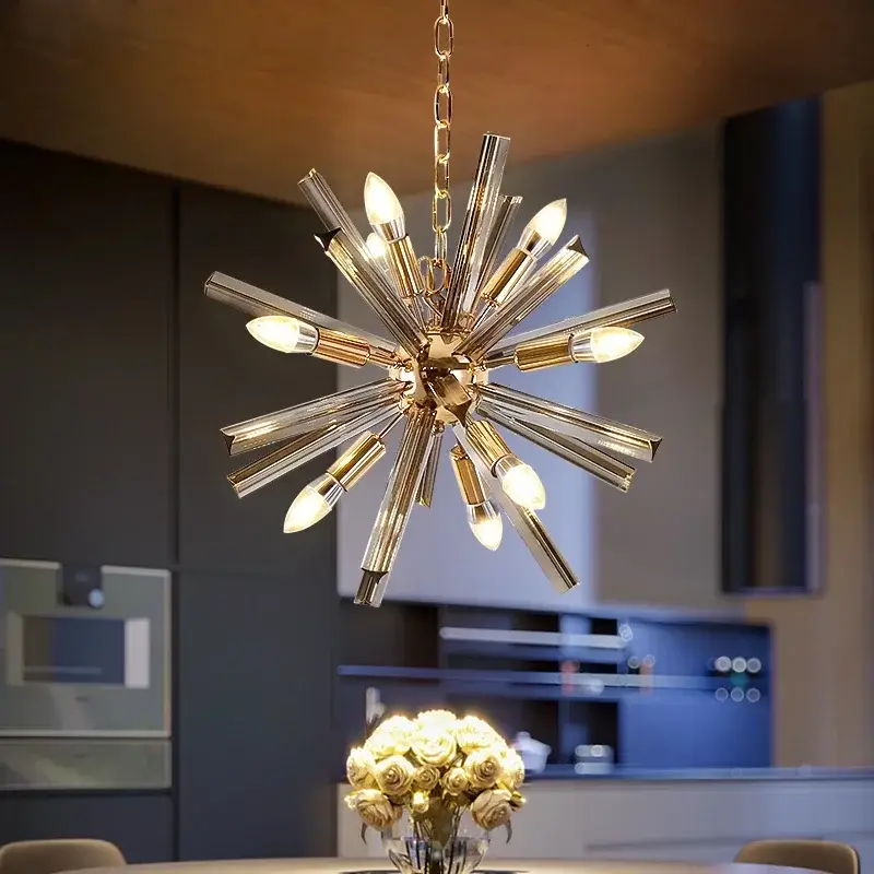 Modern dandelion crystal chandelier for elegant interiors Offre Exclusive
