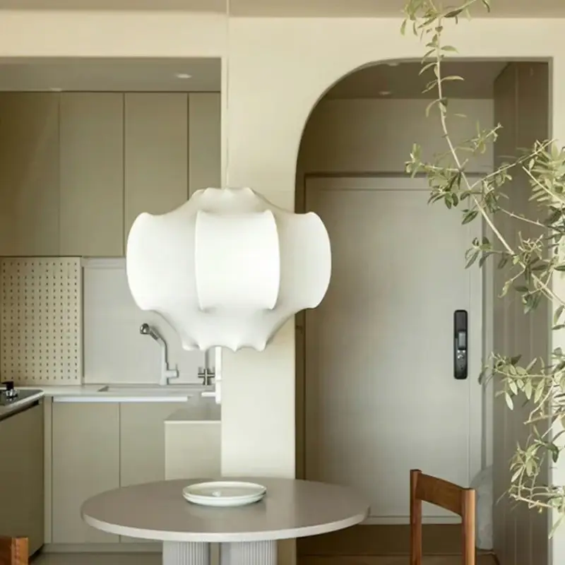 Populaire Wabi-sabi silk pendant chandelier for interior decor