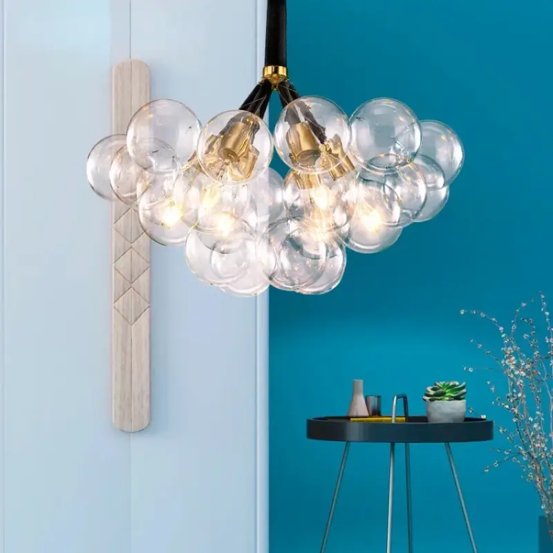 Meilleure Vente Modern bubble glass chandelier for interior decoration