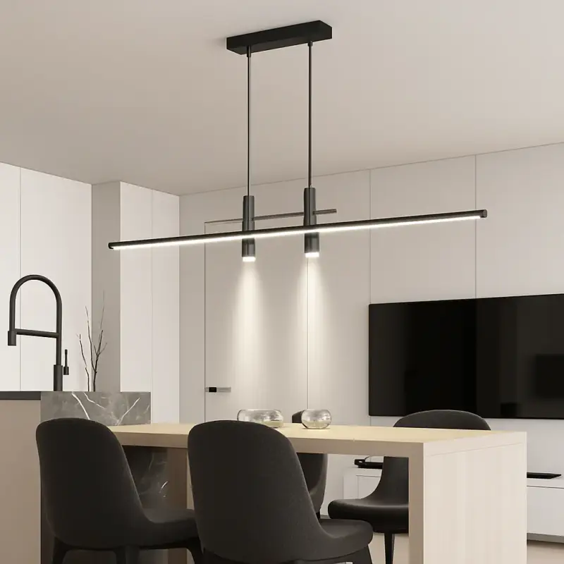Modern minimalist chandelier for kitchen and dining room Prix Bas