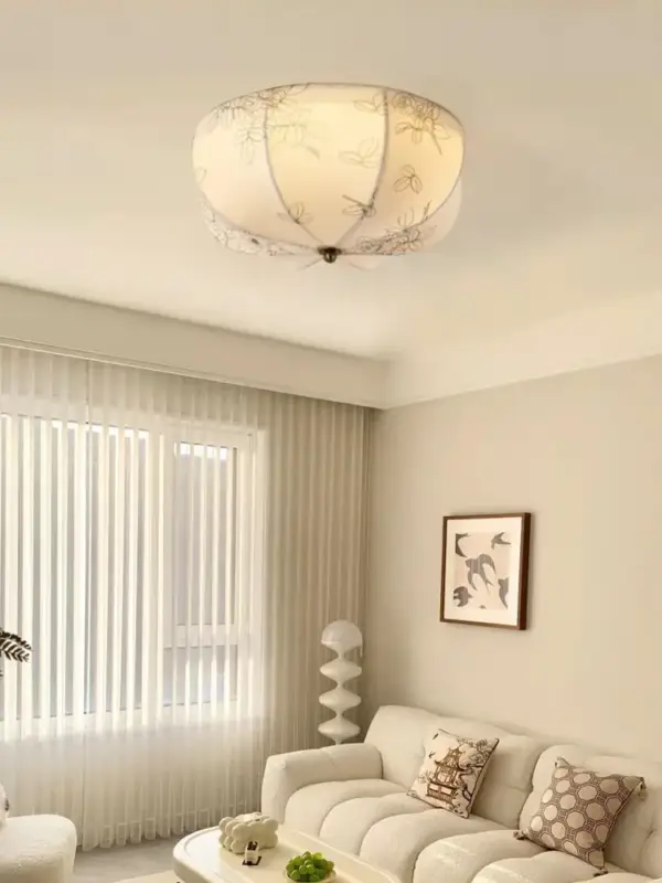 Modern nordic fabric chandelier for elegant interiors Bon Plan