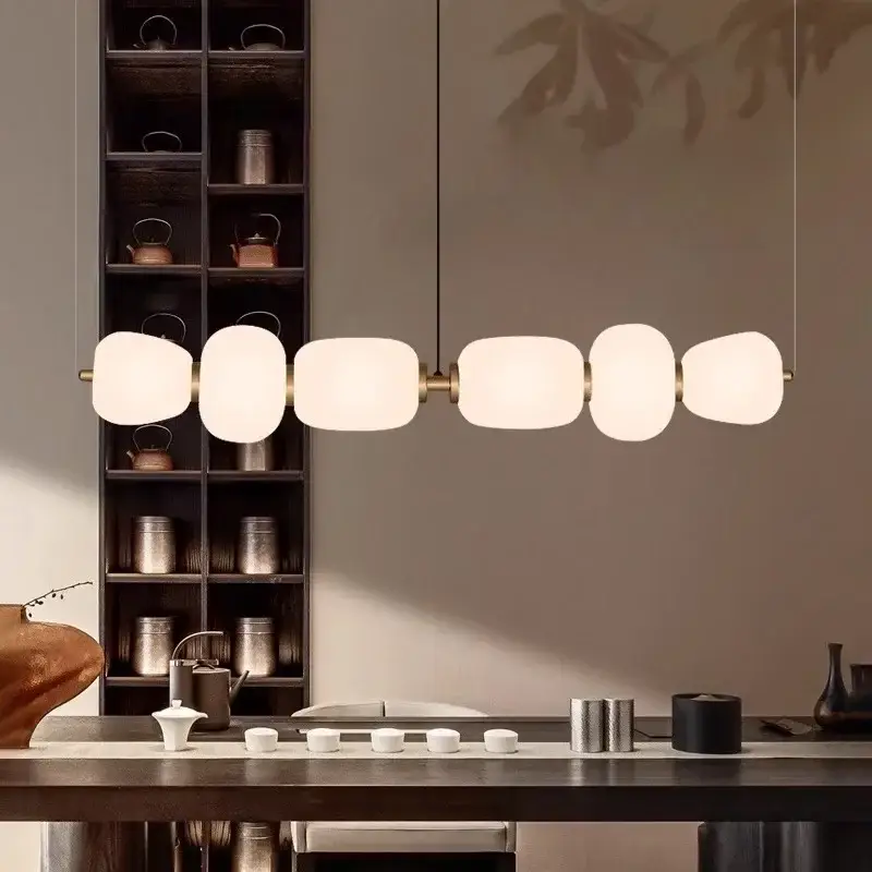 Petit Prix Modern milky glass pendant light for elegant interiors