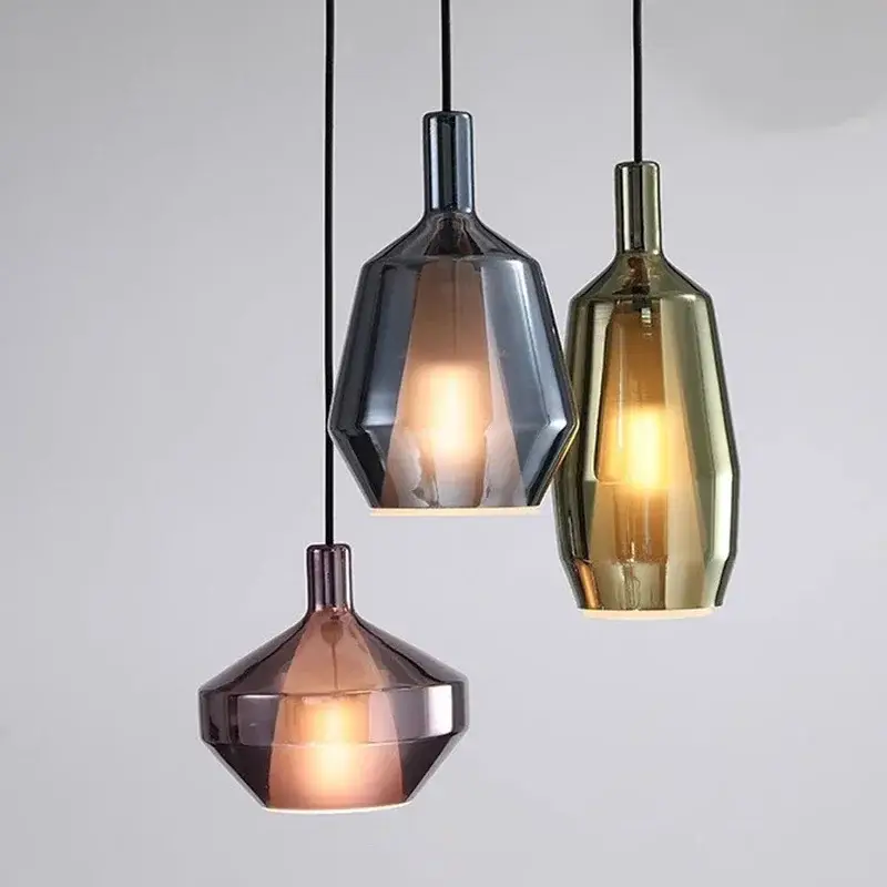 Jusqu'à Épuisement Des Stocks Nordic design glass pendant light for interior decor