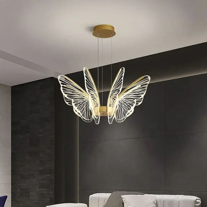 Modern creative butterfly chandelier smart decorative lamp Seulement Aujourd'hui