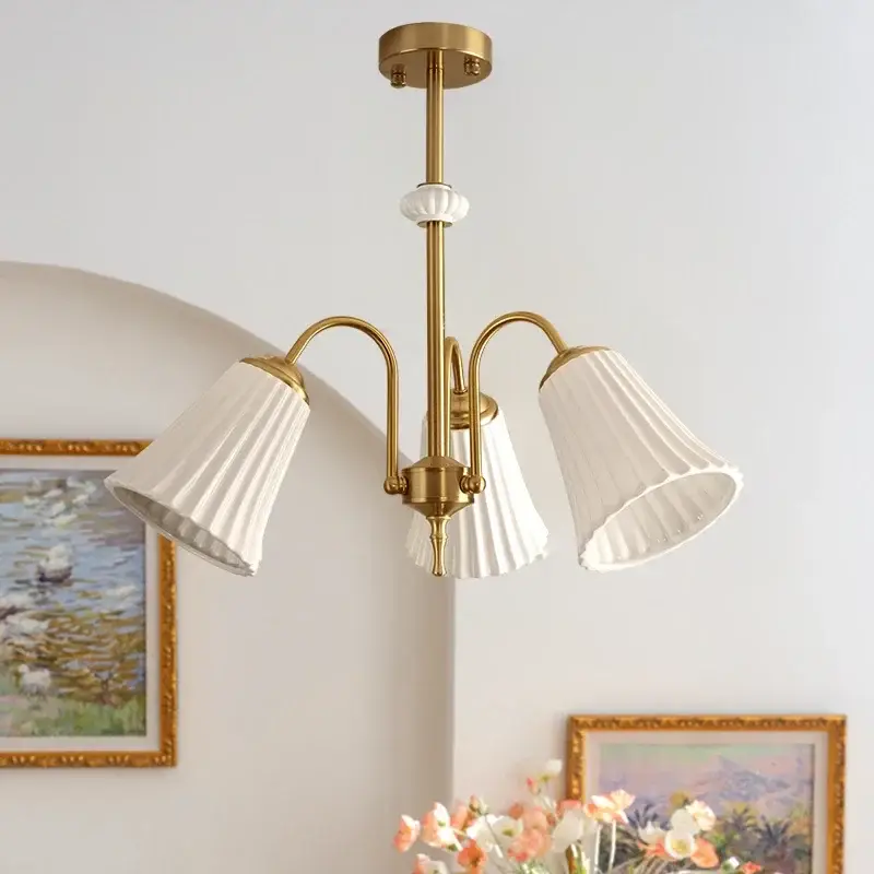 Nouveauté Modern nordic style ceramic chandelier for elegant interiors