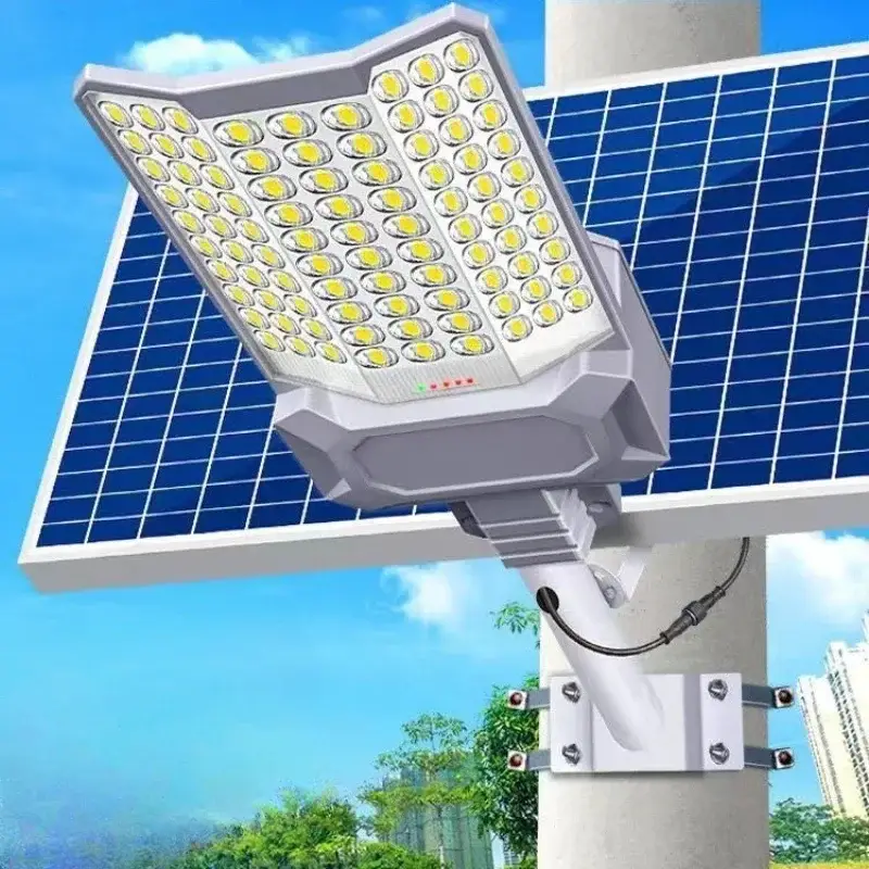 Super bright solar led outdoor and garden lamp post Marque