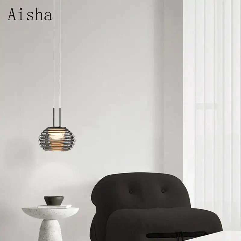 Modern glass pendant light for an elegant interior Meilleur Choix