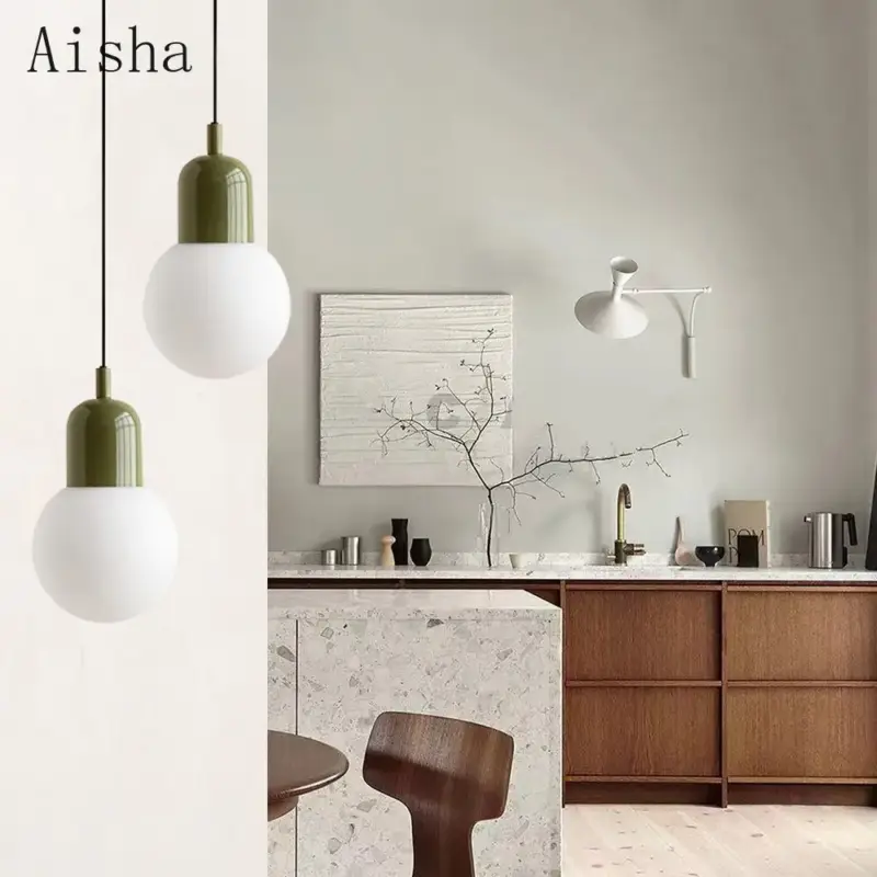 Nordic style glass pendant light for home, restaurant and bar Dernière Chance
