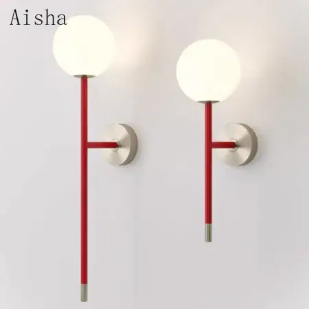 Soldes Minimalist nordic wall light with creative pole