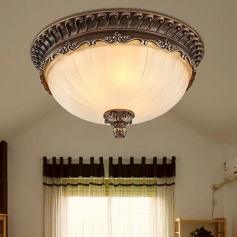 Retro industrial resin ceiling light for indoor lighting Achetez Aujourd'hui