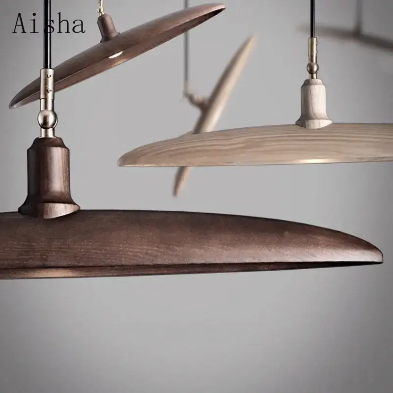 Seulement Aujourd'hui Nordic style wooden chandelier for elegant decorative lighting