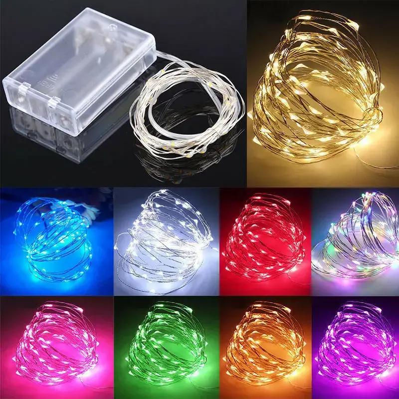 Copper wire led string light for party decorations Achat Immédiat