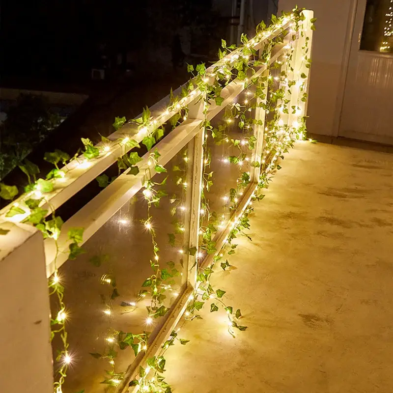 Maple leaf led string lights for christmas decoration Acheter Direct