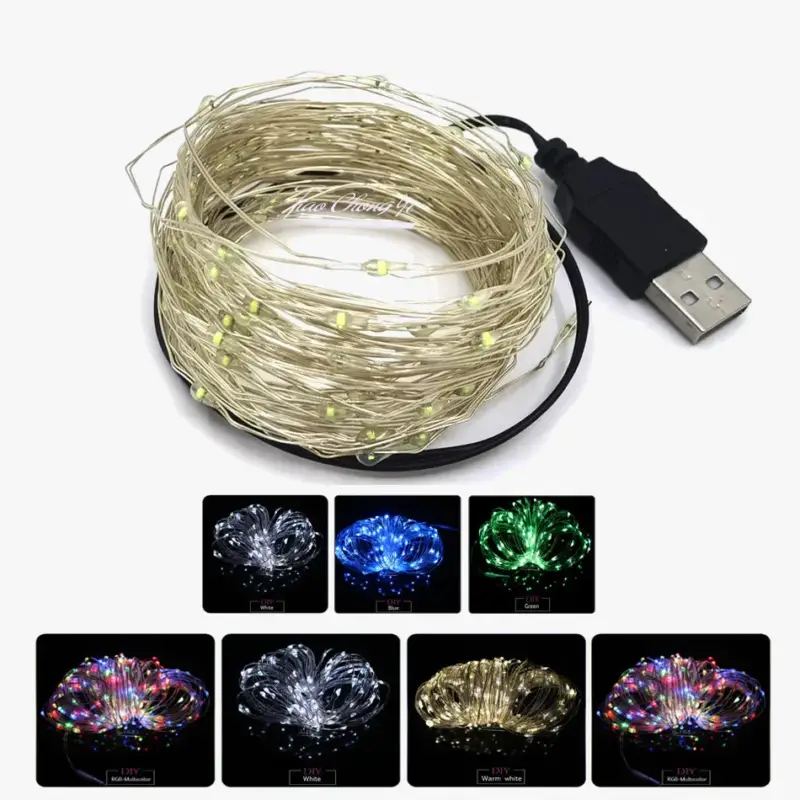Waterproof led string lights for party and wedding decorations Promotion Saisonnière