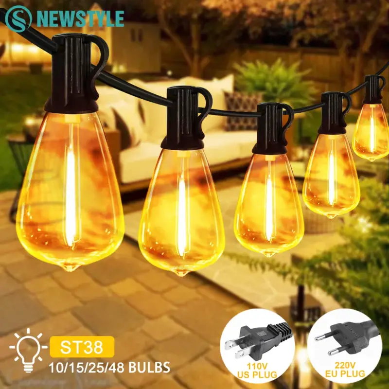 Populaire Unbreakable led string lights for outdoor festive and decorative li...