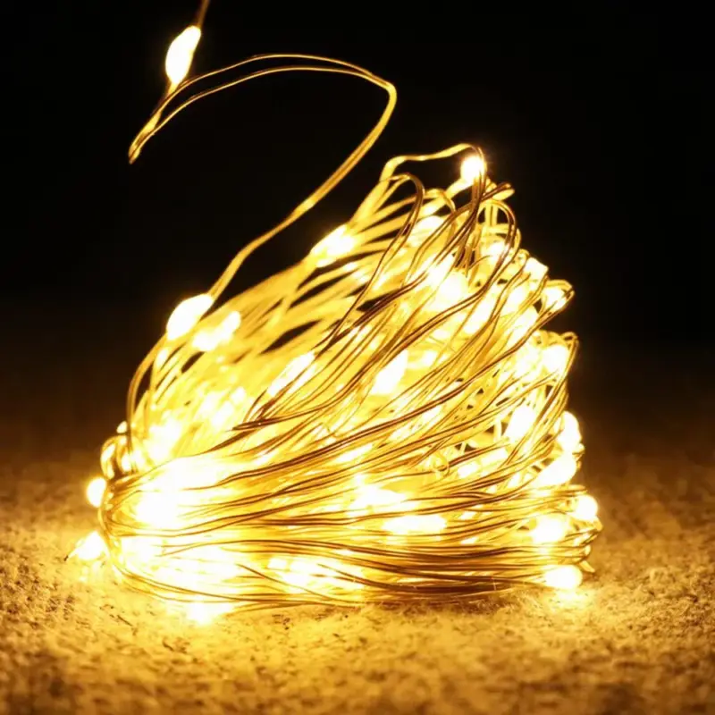 Prix Réduit Copper wire led string lights for celebrations and decorations