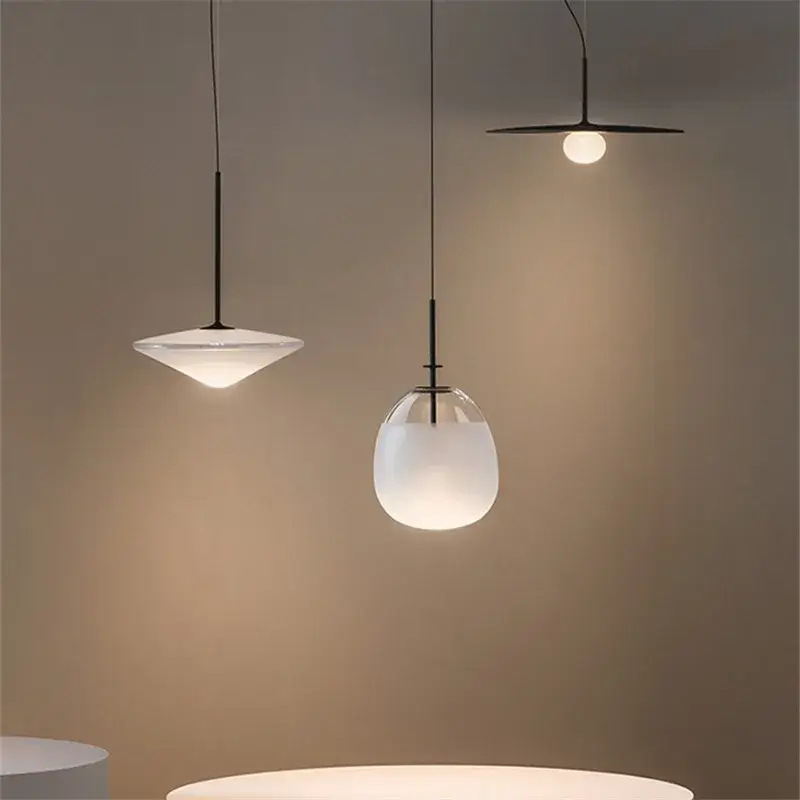 Retour Gratuit Tempo glass pendant lamp for restaurant and hotel