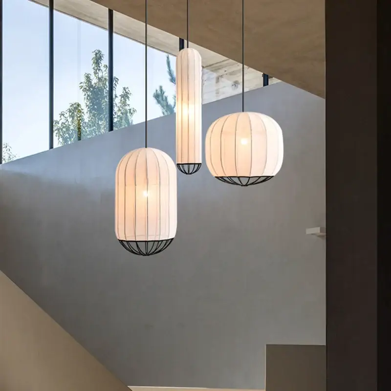 Seulement Aujourd'hui Modern nordic fabric chandelier for minimalist interiors