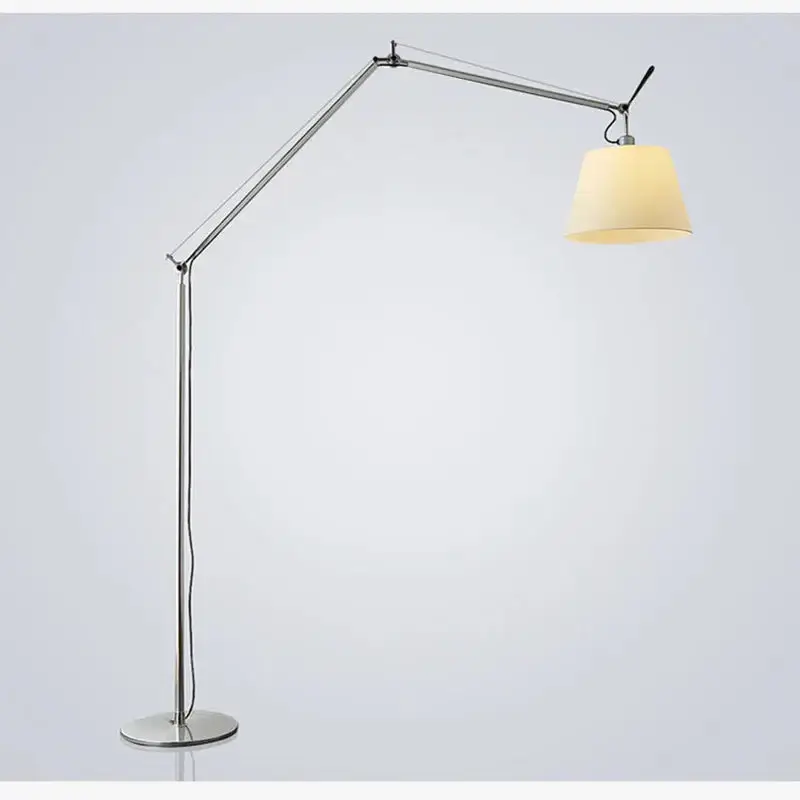 Nouveauté Nordic design swivel arm metal floor lamp for indoor use