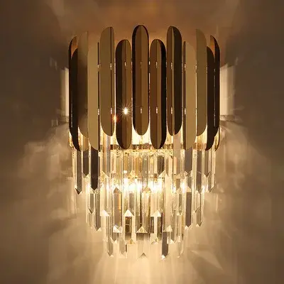 Populaire Modern crystal wall light, bright and elegant design