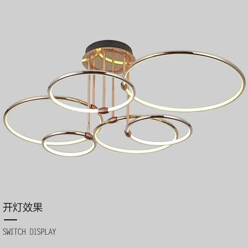 Remise Modern and luxurious circular chandelier for indoor lighting