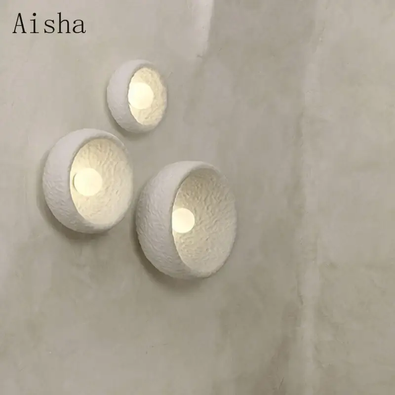 Populaire Retro japanese resin wall light for interior decor