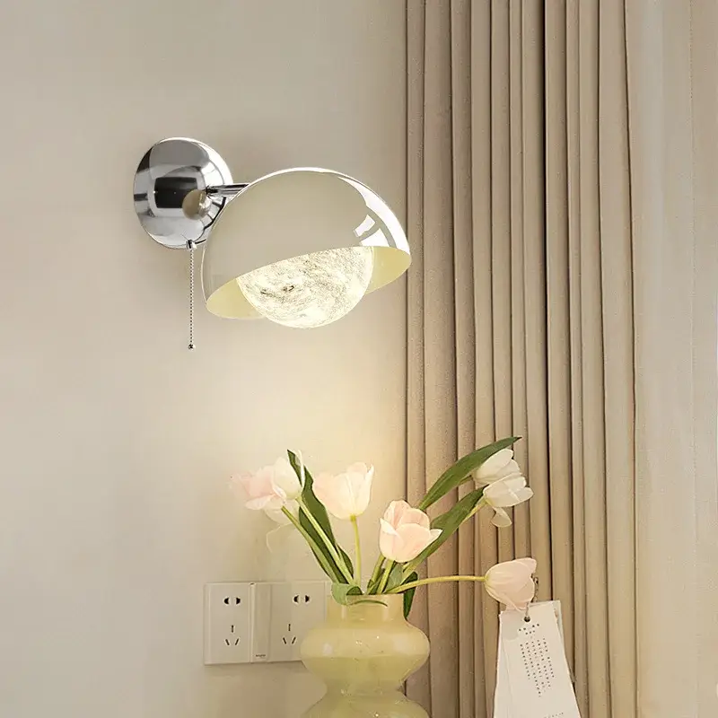 Modern 3d flower led wall light Populaire