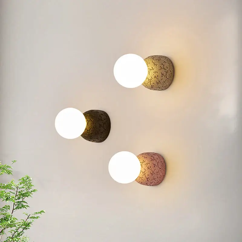 Modern minimalist glass wall light for indoor use Nouveauté