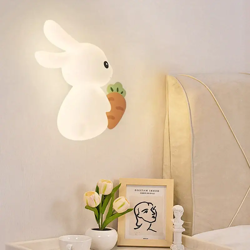 Meilleure Vente Cute rabbit wall light for creative and playful children's room